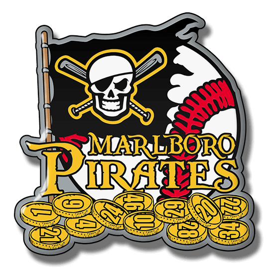 marlboro pirates baseball pin